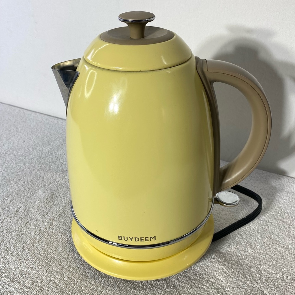 Buydeem Mellow Yellow Tea Electric Kettle